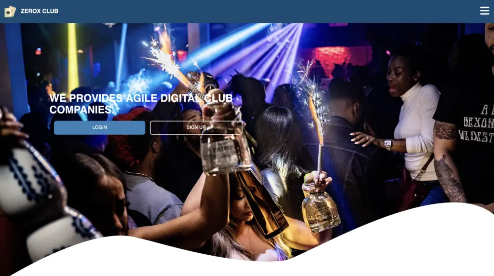 Zerox Club, a website built by Arterns